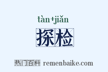 探检是什么意思的图片